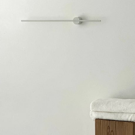 wall-03087　White Slide Line Towel Hanger 60cm