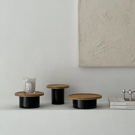 tray-03095　Bamboo Footed Tray