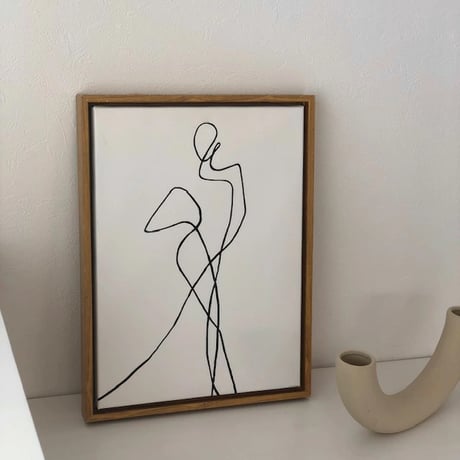 poster-03017　Drawing Art Poster Framed 40×30