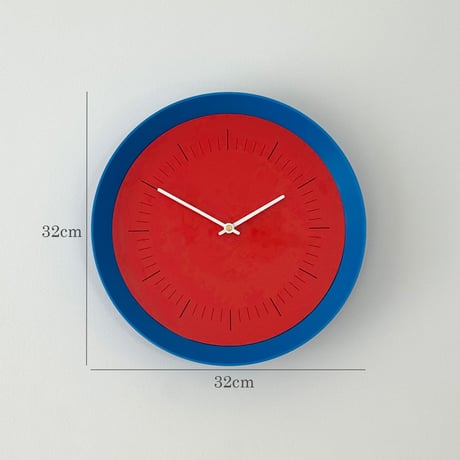 clock-03108　Tricolor Color Wall Clock