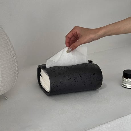tissuebox-03093　Stone Design Tissue Case