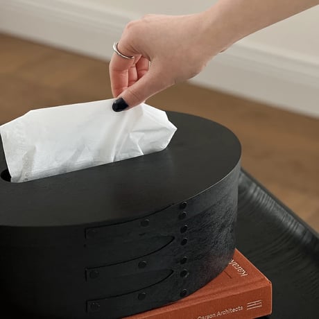 tissuebox-03064　Black Shaker Box Tissue Case
