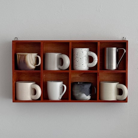 wallrack-03059　Natural Wood Wall Shelf 52×28cm