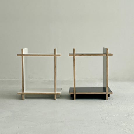 rack-03052　2Tier Plywood Stand Open Shelf