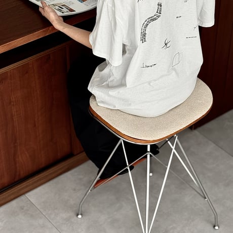 chair-03111　Fabric Seat  Wire Frame Counter Chair H69cm