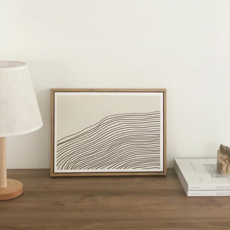 poster-03047　Layer Art Poster With Frame 40×30