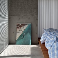 poster-03183　Still Water Silver Frame Art Poster 70×50