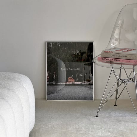 poster-03105　Deep In The Woods Silver Frame Art Poster 50×40