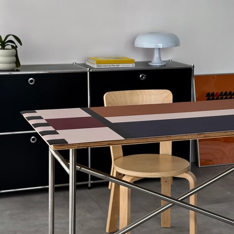 tablecloth-03073　color block Desk Mat 60cm×120cm