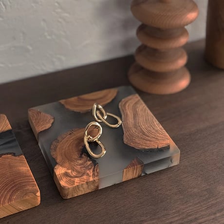 plate-03013　Wood Resin Plate Mats