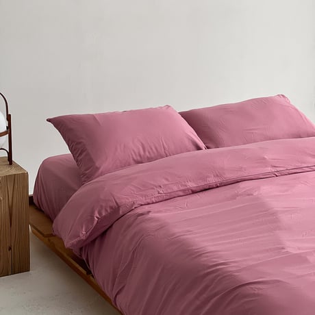 beddingsets-03056　Plain Pink Bedding Sets