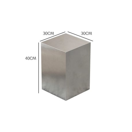 table-03166　Stainless Steel Square Side Table Stool