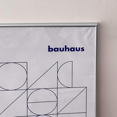 poster-03170　Bauhaus 100 Anos Silver Frame Art Poster 70×50