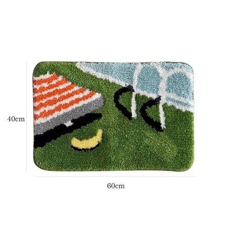 rug-03107　Poolside rug 40×60cm