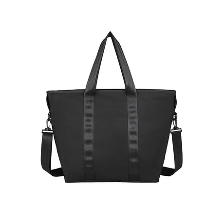 bag-03116　Waterproof GYM Black Tote Bag