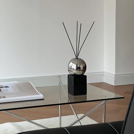 diffuser-03001　Stainless Steel Ball Diffuser Base with Replacement Reed Sticks