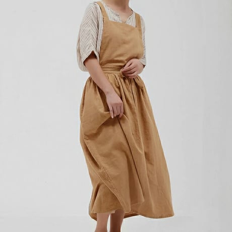 apron-03032　Long Apron Dress