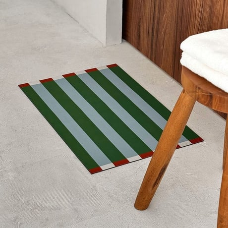 mat-03085　Stripe Diatomite Quick-Dry Mat