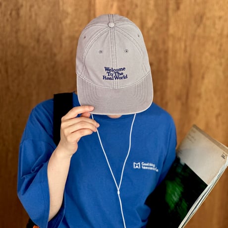 cap-03003　Welcome To The Real World Embroidery Cap