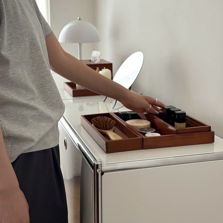 h-03009　Natural Wood Amenity Tray