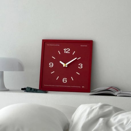 clock-03091　Color Panel Square Wall Clock