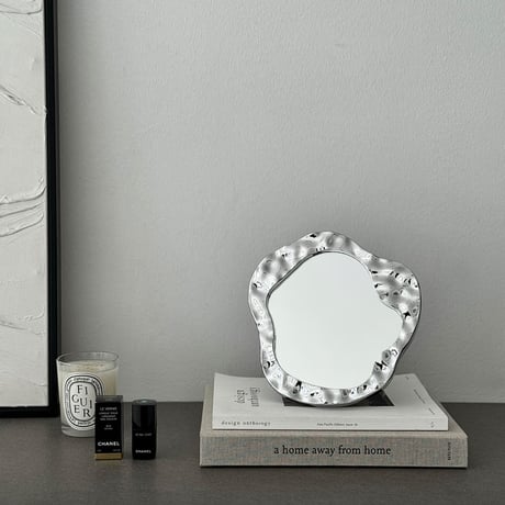 mirror-03133　Silver Nuance Frame Mirror