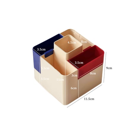 stationery-03045　Hueblock-kit Series Multi Color Multistand