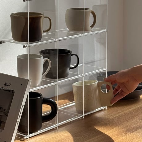 rack-03121　3-tier cup shelf H40cm