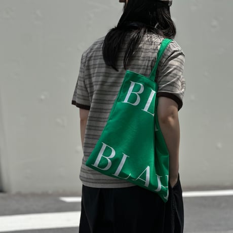 bag-03121　BLAH Color Tote Bag Blue / Green / Yellow