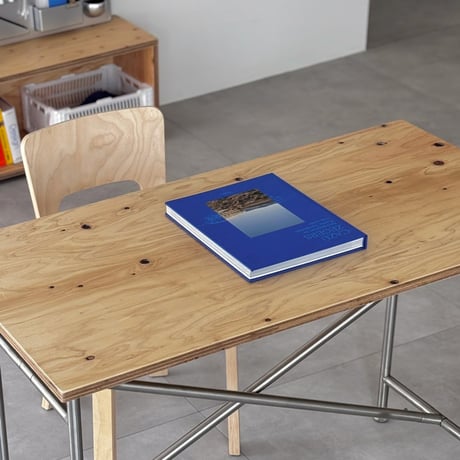 table-03207　Larch Plywood Desktop, 120cmx60cm