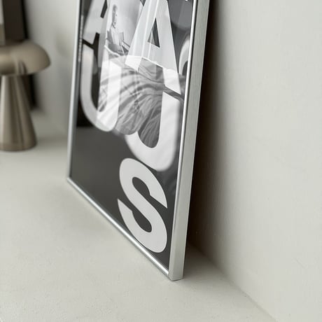poster-03074　BAUHAUS Silver Frame Art Poster 50×40