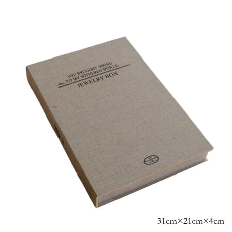 box-03079　Book design linen Over Accessory ase