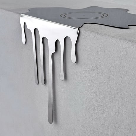 candle-03122　Melting Stainless Steel Candle Plate