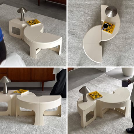 table-03221　Unit Table Bench Rack 4peace Set