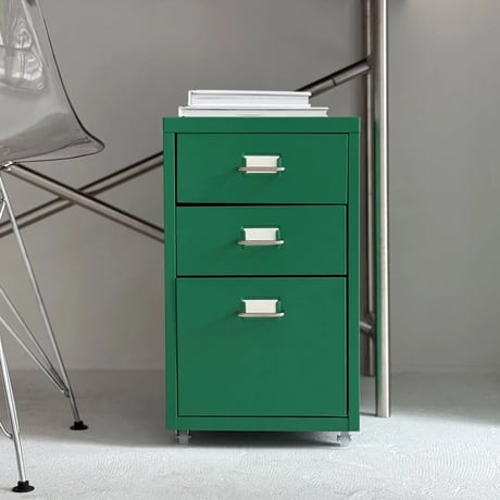 wagon-03029　Color Steel Cabinet Desk Wagon