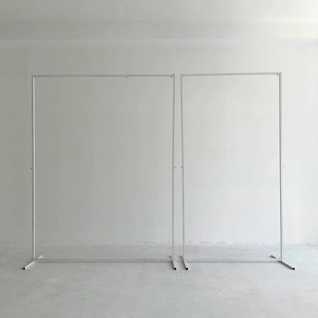 rack-03036　White Iron Hanger Rack H200 W100/150 Assembly Type