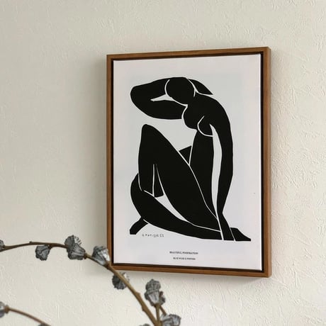 poster-03020　Henri Matisse Blue Nude Art Poster Framed 40×30