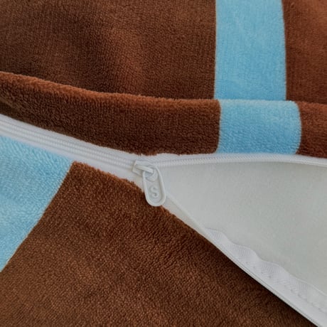 beddingsets-03060　Brown×Blue Warm Stripe Bedding Sets