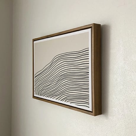 poster-03047　Layer Art Poster With Frame 40×30
