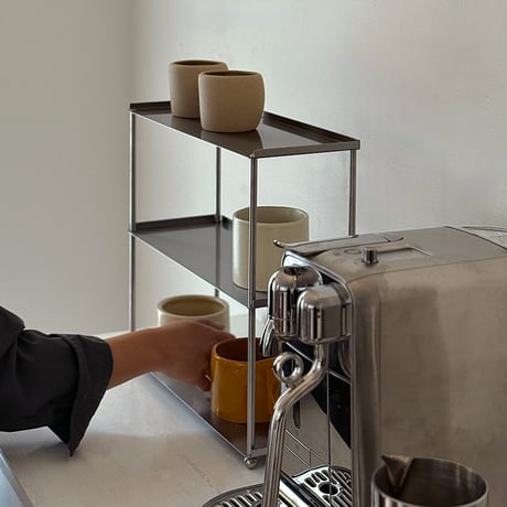 rack-03116　Stainless Steel Hairline Finish 3 Tier Ball Stand Display Rack
