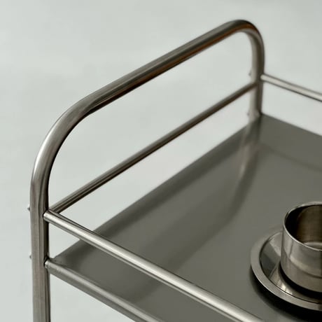 wagon-03019　Wide Stainless Steel Modular Wagon