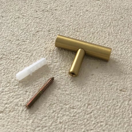 wallhook-03005　T-shaped Brass Wall Hook F1×5×3.5