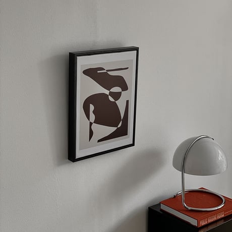 poster-03067　Uneven Art Poster With Frame 40×30