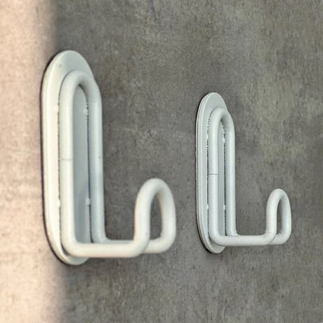 wallhook-03008　Iron J Hooks Wall Hooks/Set of 2