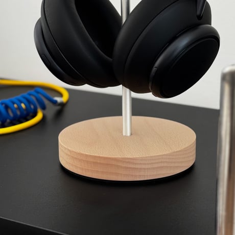 lifestyle-03015　Natural Wood Headphone Stand