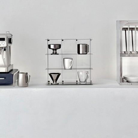 rack-03124　3-tier Stainless Cup Shelf