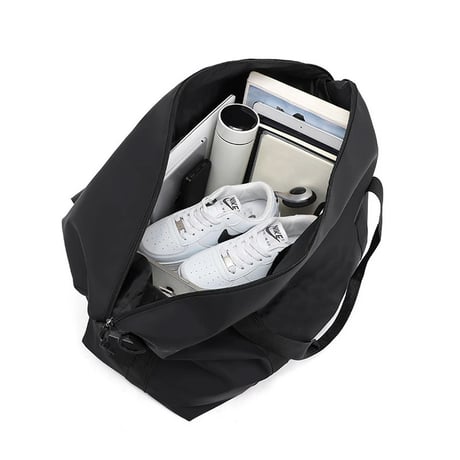 bag-03114　Waterproof GYM Black Boston Bag
