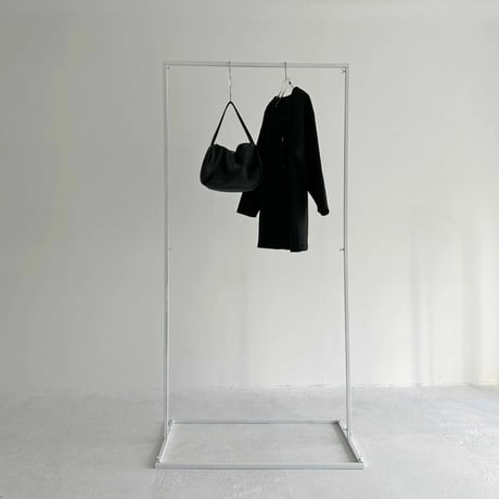 rack-03035　Black White Iron Hanger Rack H200×W100 Assembly Type