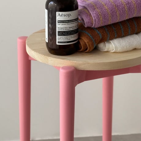 stool-03055　Color Leg Wood Stool
