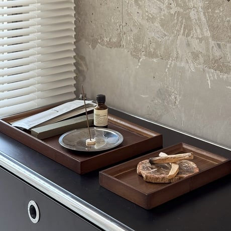 tray-03144　Black Walnut-like Display Tray